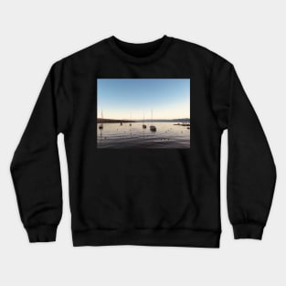 Sunset over lake Zurich Crewneck Sweatshirt